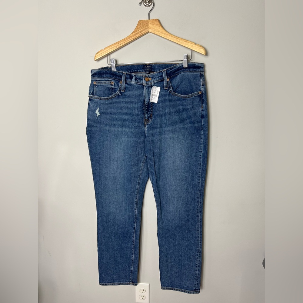 NEW J. Crew Slim Boyfriend Jeans Denim Size 32